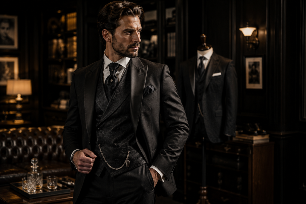 Eleganter Hochzeitsanzug für den Bräutigam bei Coco Man in Buxtehude